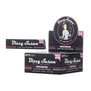 Blazy Susan King Size Slim Rice Rolling Papers - 2500ct Box