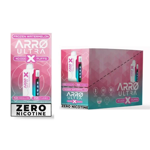 ARRO Ultra X Zero Nicotine Disposable Vape | 40k Puffs - Image 3