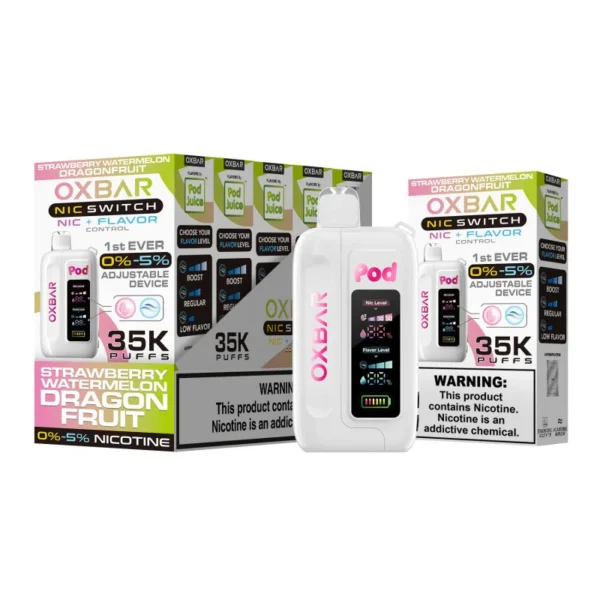 OXBAR Nic Switch+Flavor Control | 35k Puffs - Image 5